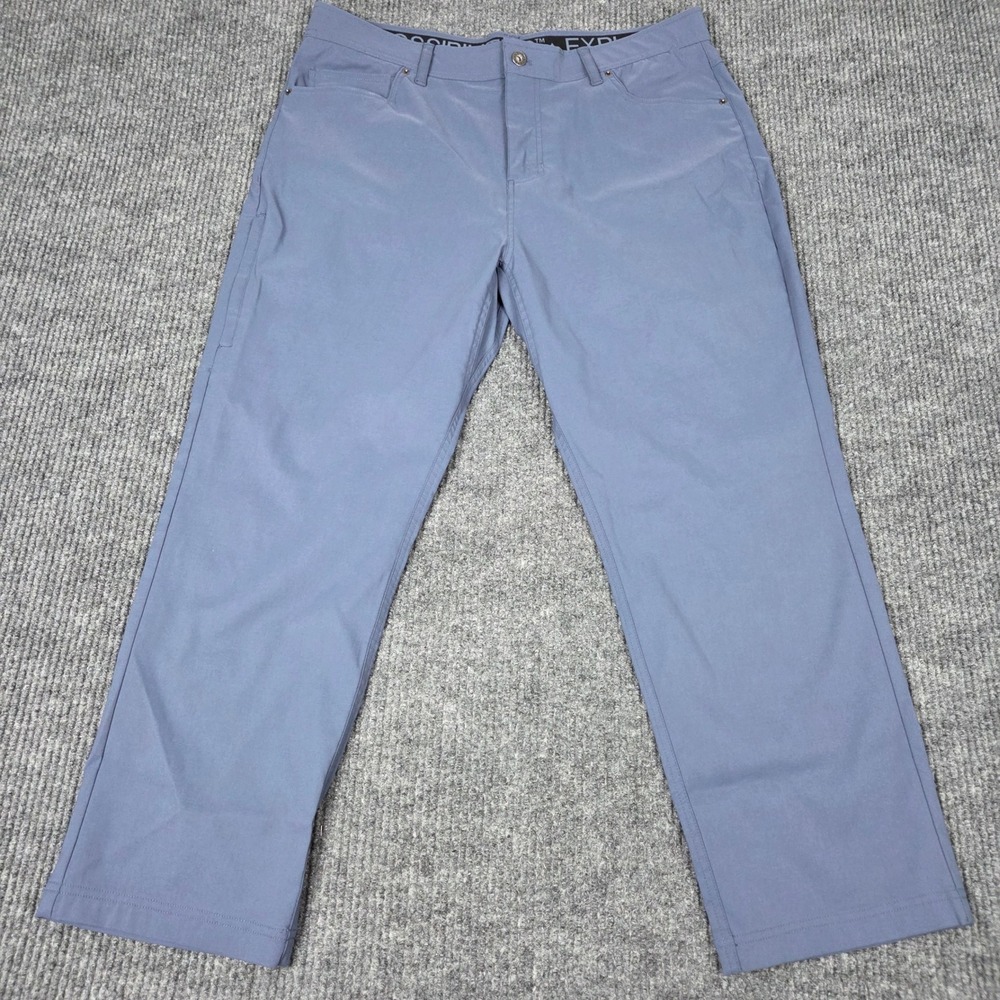 Gerry Mens Venture Stretch Outdoor Hiking Pants Blue Gray‎ 38x29 1526734